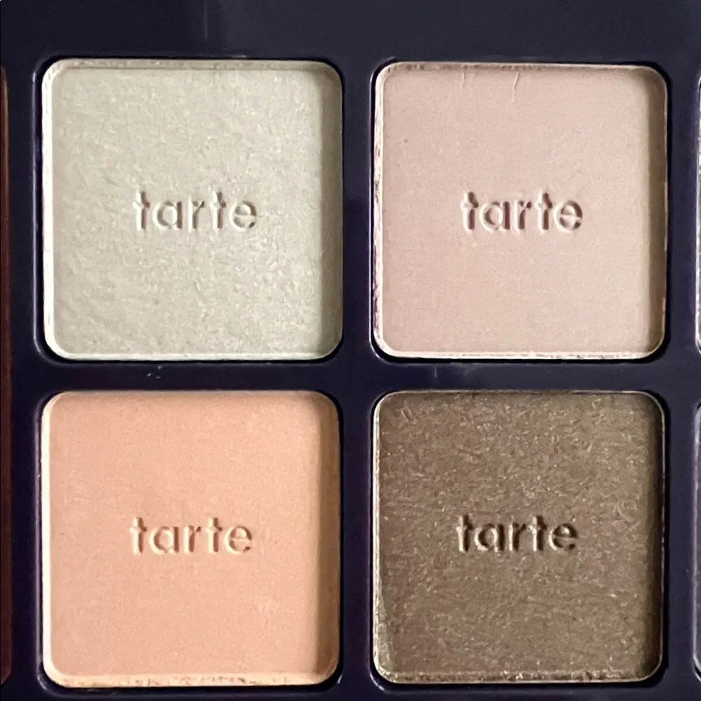 BUNDLE Tarte Amazon Escape Cheek Palette Eyeshadow Pouch